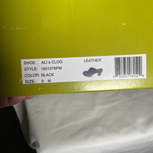 Jack Rogers Ali Whipstitched black leather clogs mules size 9 - Picture 6 of 7